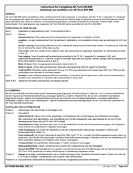 AE Form 690-69B German Travel Expense Voucher (English/German), Page 2