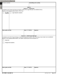 AE Form 1-3B Request for Approval of Unauthorized Acsa Transaction, Page 4
