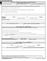 AE Form 690-99G Request for Annual Leave/Absence With Pay (English/German), Page 2