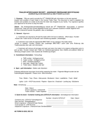 AE Form 55-355S Trailer Interchange Receipt (English/German)
