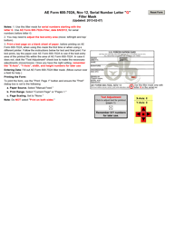 Document preview: AE Form 600-702A(LETTERG)-FILLER U.S. Forces Ration Card (Letter G) - Filler Mask