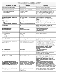 AE Form 385-10A (TEMP) Ln Accident Report (English/German), Page 9