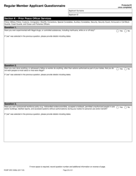 Form RCMP GRC5096 Regular Member Applicant Questionnaire (Rmaq) - Canada, Page 20
