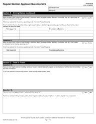 Form RCMP GRC5096 Regular Member Applicant Questionnaire (Rmaq) - Canada, Page 7