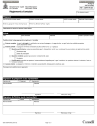 Forme RCMP GRC6440 Reglement a L&#039;amiable - Canada (French), Page 2