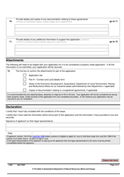 Form LA02 Part B Application for Renewal of Lease - Queensland, Australia, Page 3
