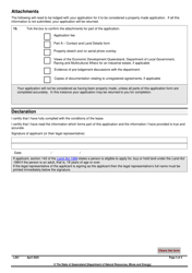 Form LA1 Part B Application for Conversion of a Lease - Queensland, Australia, Page 4