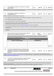 Form LA04 Part B Application for Approval to Transfer - Queensland, Australia, Page 5