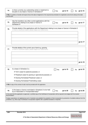 Form LA04 Part B Application for Approval to Transfer - Queensland, Australia, Page 6