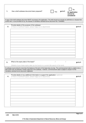 Form LA28 Part B Application for Approval of a Sublease - Queensland, Australia, Page 2