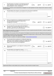 Form LA31 Part B Application for an Extension of a Rolling Term Lease - Queensland, Australia, Page 3