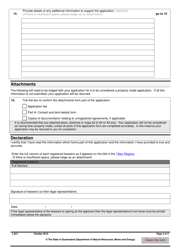 Form LA31 Part B Application for an Extension of a Rolling Term Lease - Queensland, Australia, Page 4