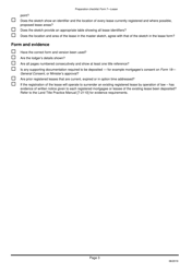 Form 7 Preparation Checklist -lease - Queensland, Australia, Page 3