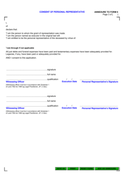 Form 6 Transmission Application for Registration as Devisee/Legatee - Queensland, Australia, Page 3