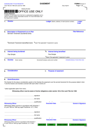 Document preview: Form 9 Easement - Queensland, Australia