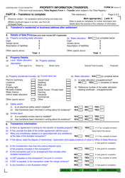 Form 24 Property Information (Transfer) - Queensland, Australia, Page 2