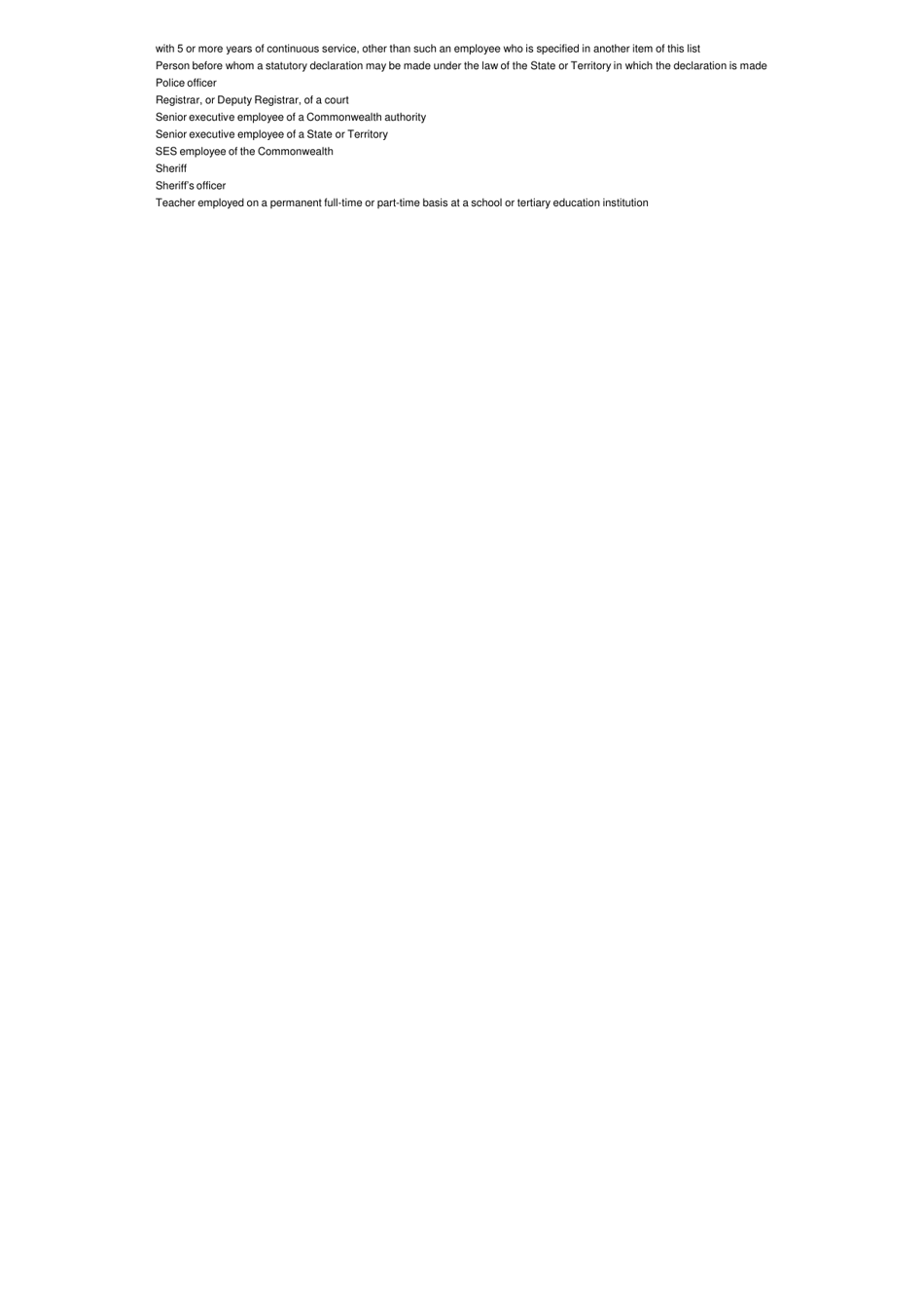 Statutory Declaration - Australia, Page 3