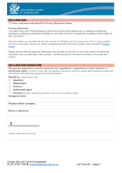 Form 02 General Application - Queensland, Australia, Page 2