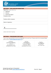 Form 03 Notice of Withdrawal or Discontinuance - Queensland, Australia, Page 3