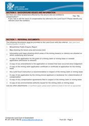 Form 05 Referral of Mining Compensation Matters - Queensland, Australia, Page 4