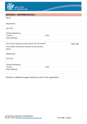 Form 06B Referral of Grant of Mining Lease - Queensland, Australia, Page 5