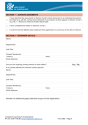 Form 06D Referral of Environmental Authority Objections - Queensland, Australia, Page 4