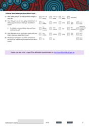 Defendant&#039;s Sentence Questionnaire - Queensland, Australia, Page 2