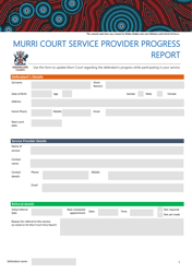 Murri Court Service Provider Progress Report - Queensland, Australia, Page 2