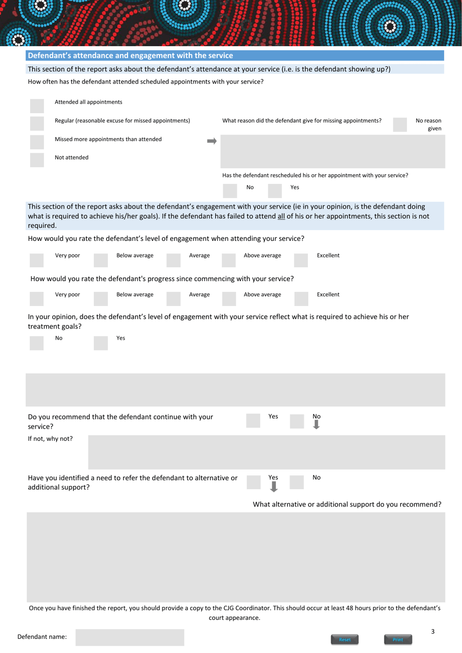 Murri Court Service Provider Progress Report - Queensland, Australia, Page 4