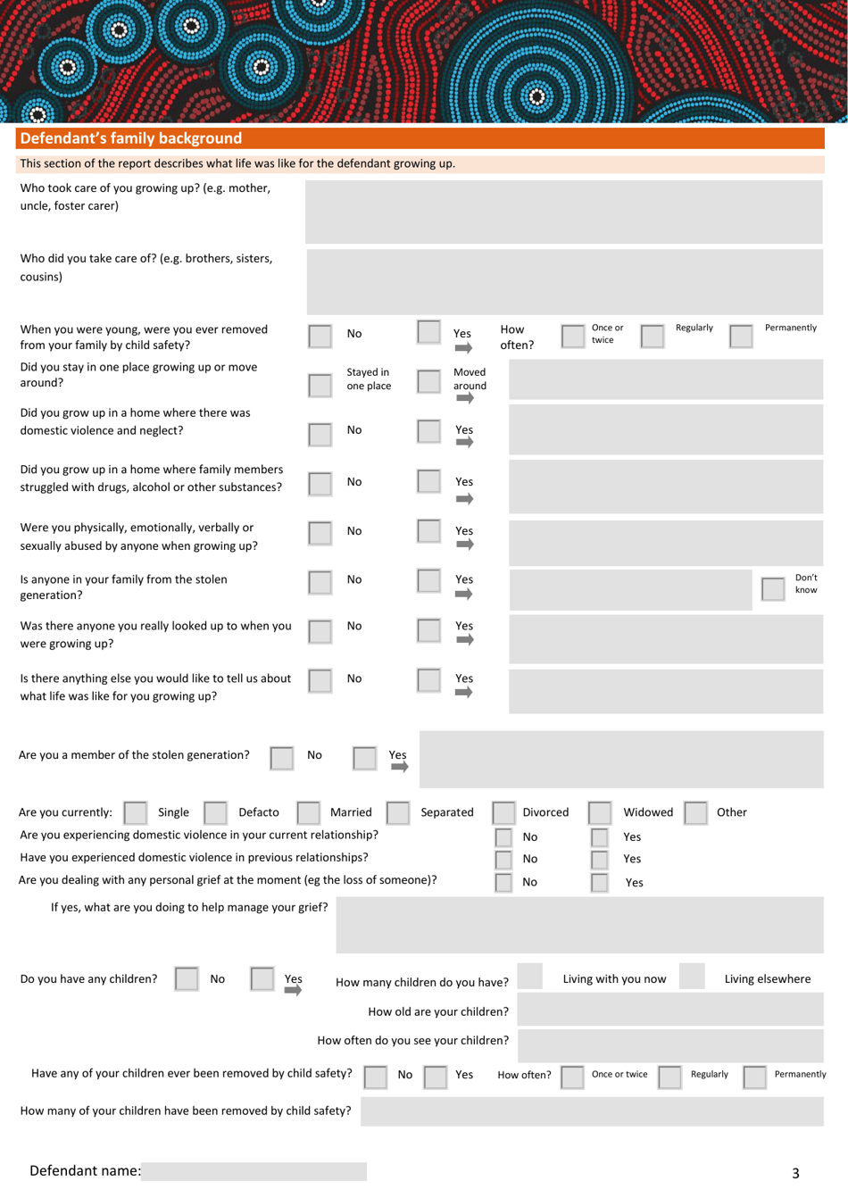 Murri Court Entry Report - Queensland, Australia, Page 3