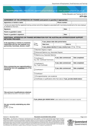 Form ATF-039 Permanent Transfer Application by All Parties and Proposed New Employer - Queensland, Australia, Page 3