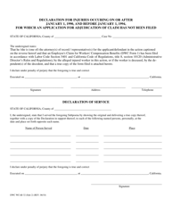DWC WCAB Form 30 Subpoena - California, Page 2