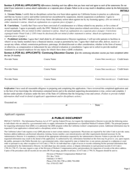 QME Form 104 Reappointment Application as Qualified Medical Evaluator - California, Page 2