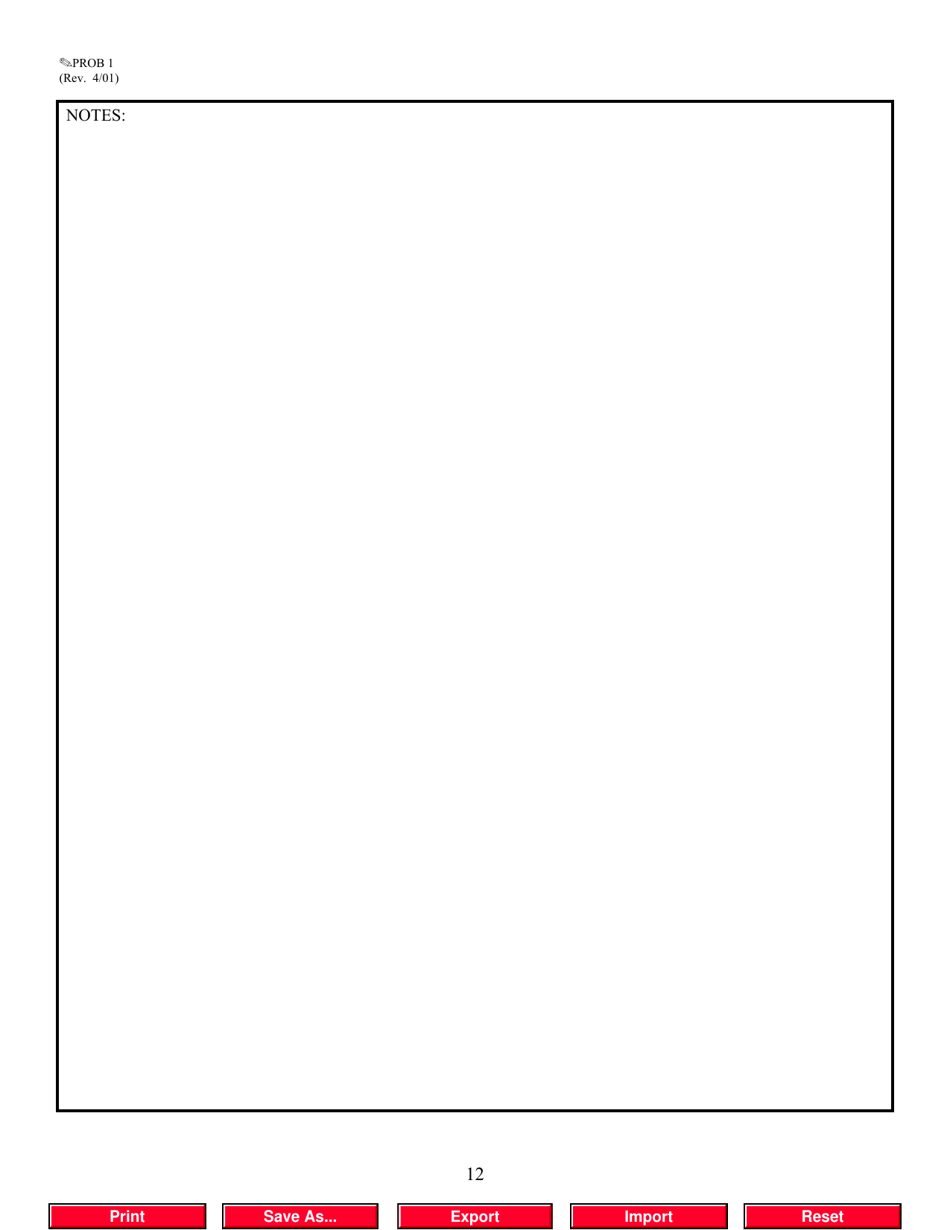 Form PROB1 Worksheet for Presentence Report, Page 12