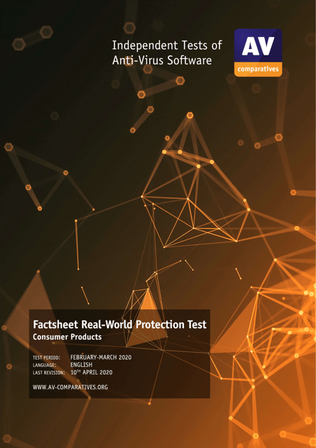 Factsheet Real-World Protection Test - Consumer Products image preview