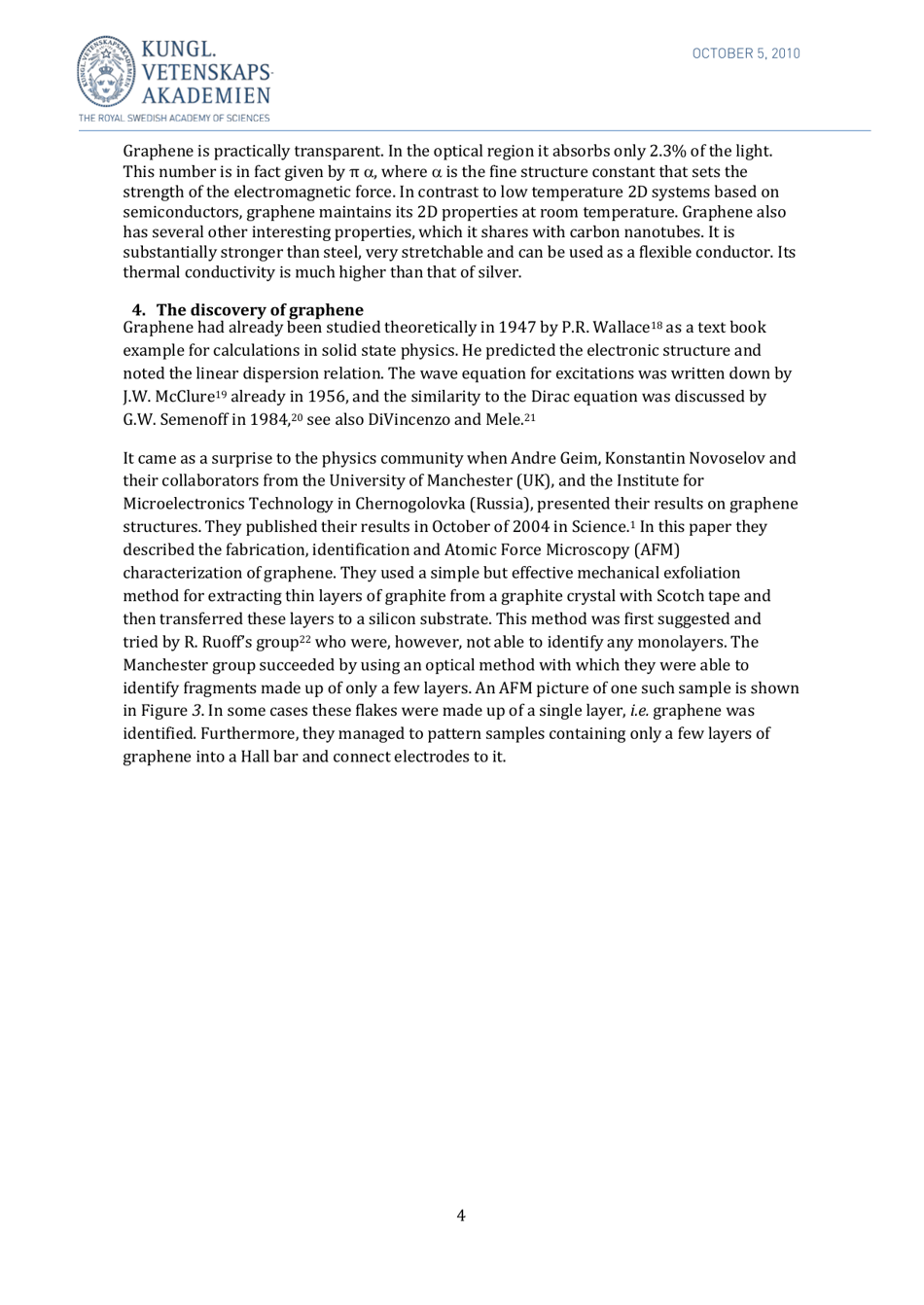 Scientific Background on the Nobel Prize in Physics 2010 - the Royal Swedish Academy of Sciences, Page 5