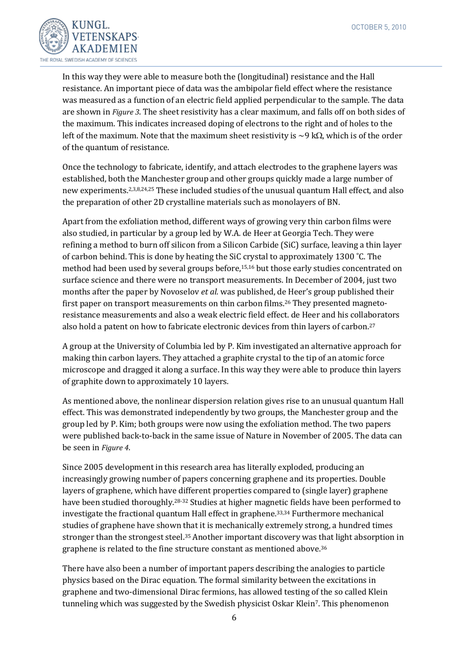 Scientific Background on the Nobel Prize in Physics 2010 - the Royal Swedish Academy of Sciences, Page 7