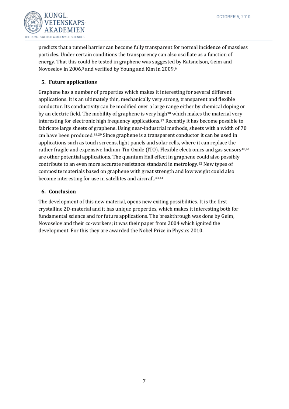 Scientific Background on the Nobel Prize in Physics 2010 - the Royal Swedish Academy of Sciences, Page 8