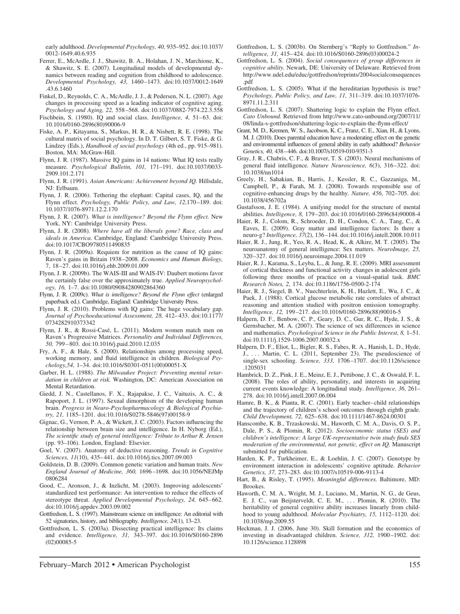 Intelligence: New Findings and Theoretical Developments - American Psychologist, Page 26