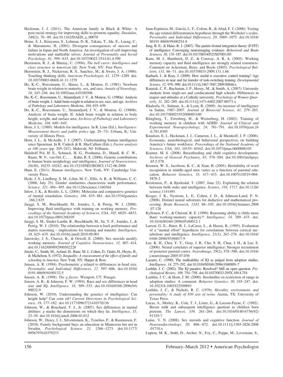 Intelligence: New Findings and Theoretical Developments - American Psychologist, Page 27