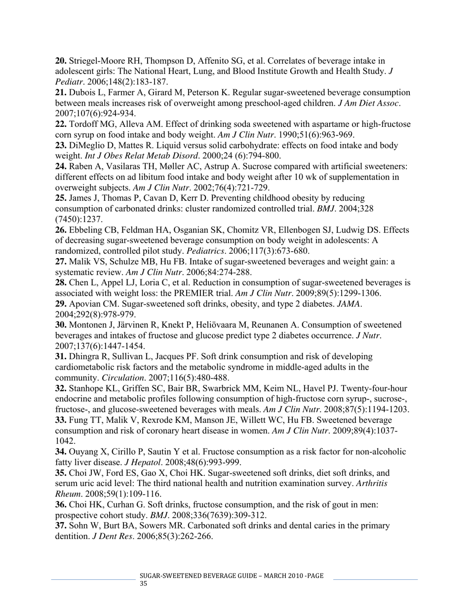 The CDC Guide to Strategies for Reducing the Consumption of Sugar-Sweetened Beverages, Page 35