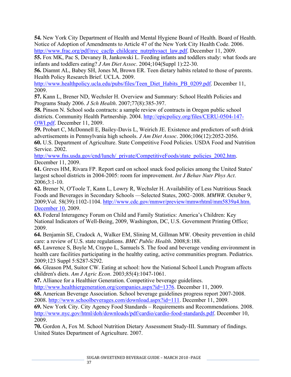 The CDC Guide to Strategies for Reducing the Consumption of Sugar-Sweetened Beverages, Page 37