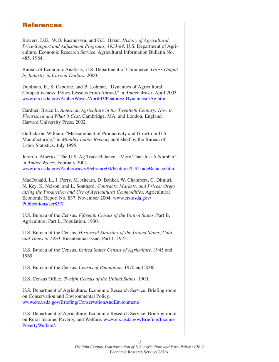 The 20th Century Transformation of U.S. Agriculture and Farm Policy, Page 16