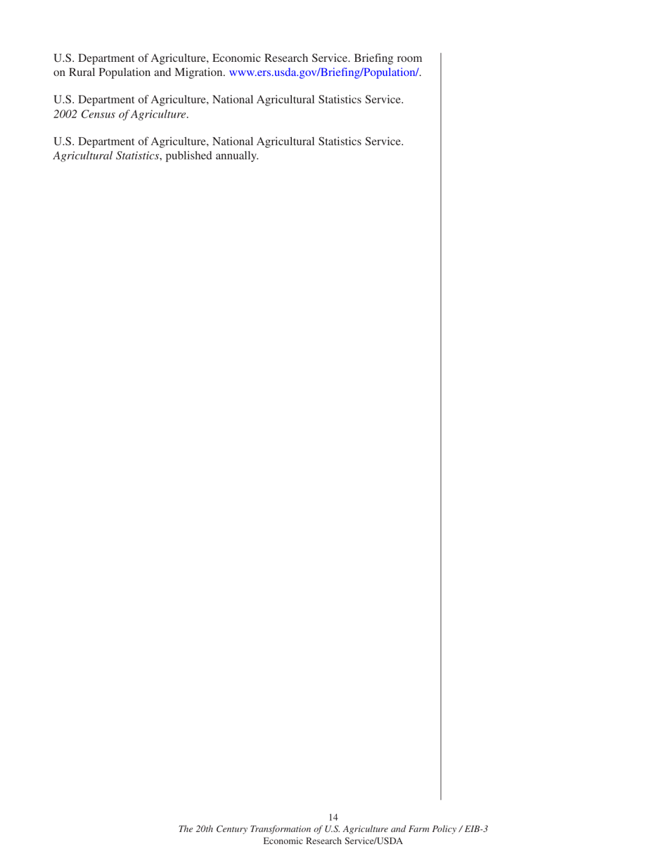 The 20th Century Transformation of U.S. Agriculture and Farm Policy, Page 17