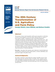 The 20th Century Transformation of U.S. Agriculture and Farm Policy, Page 2