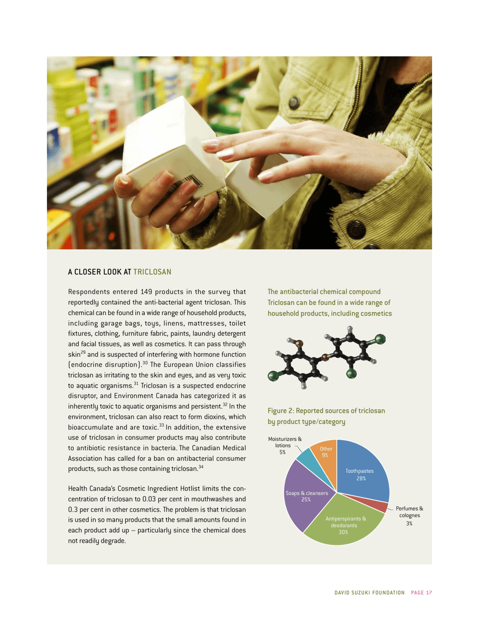Whats Inside? That Counts a Survey of Toxic Ingredients in Our Cosmetics - David Suzuki Foundation, Page 17