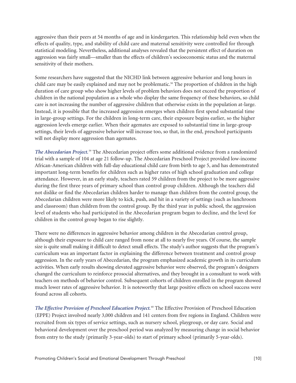 Promoting Childrens Social and Emotional Development Through Preschool Education - Nieer, Page 10