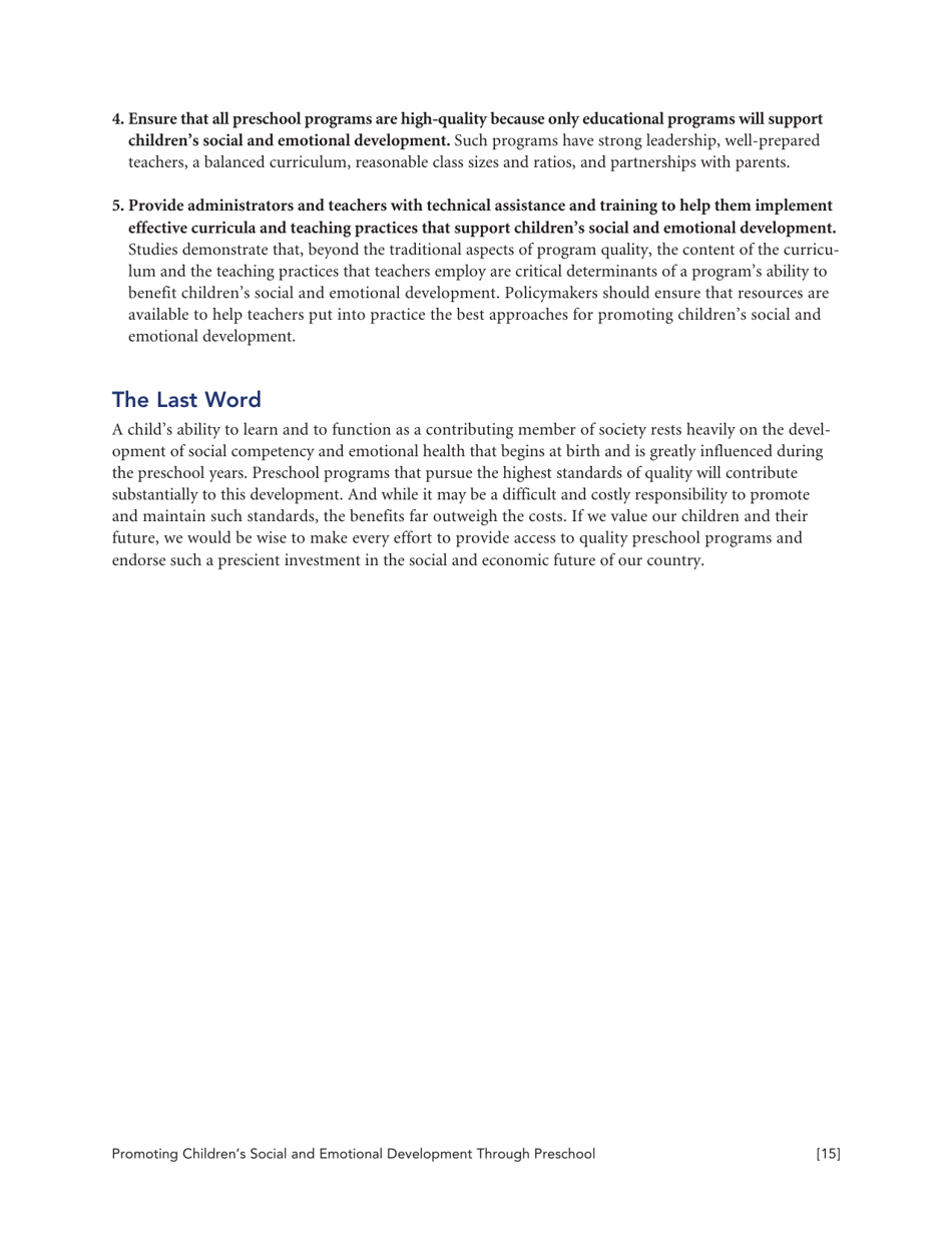 Promoting Childrens Social and Emotional Development Through Preschool Education - Nieer, Page 15