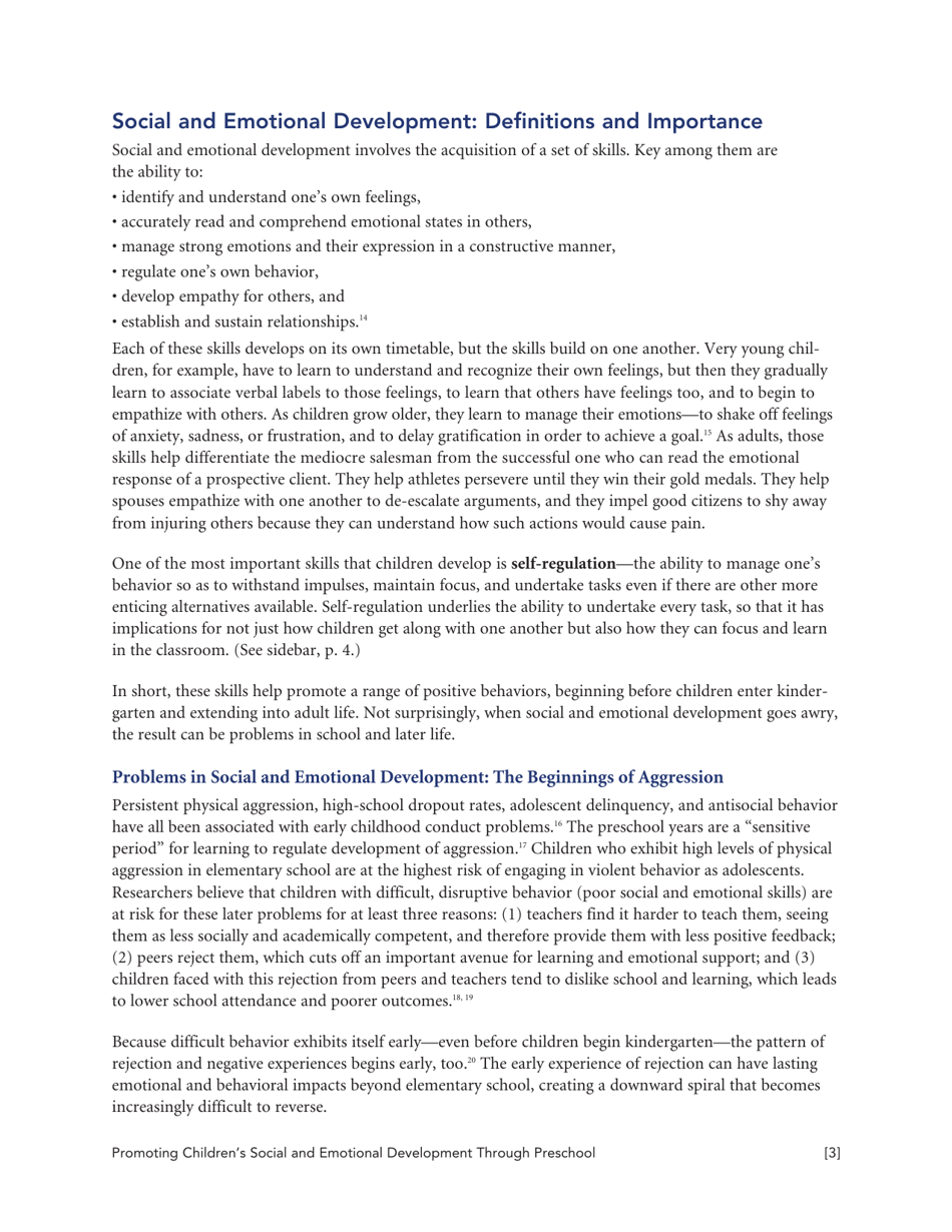 Promoting Childrens Social and Emotional Development Through Preschool Education - Nieer, Page 3