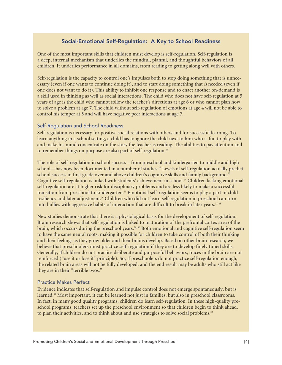 Promoting Childrens Social and Emotional Development Through Preschool Education - Nieer, Page 4